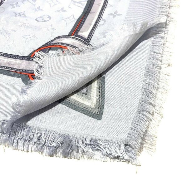LOUIS VUITTON Confidential Tag present Stole/Shawl - Picture 5 of 10